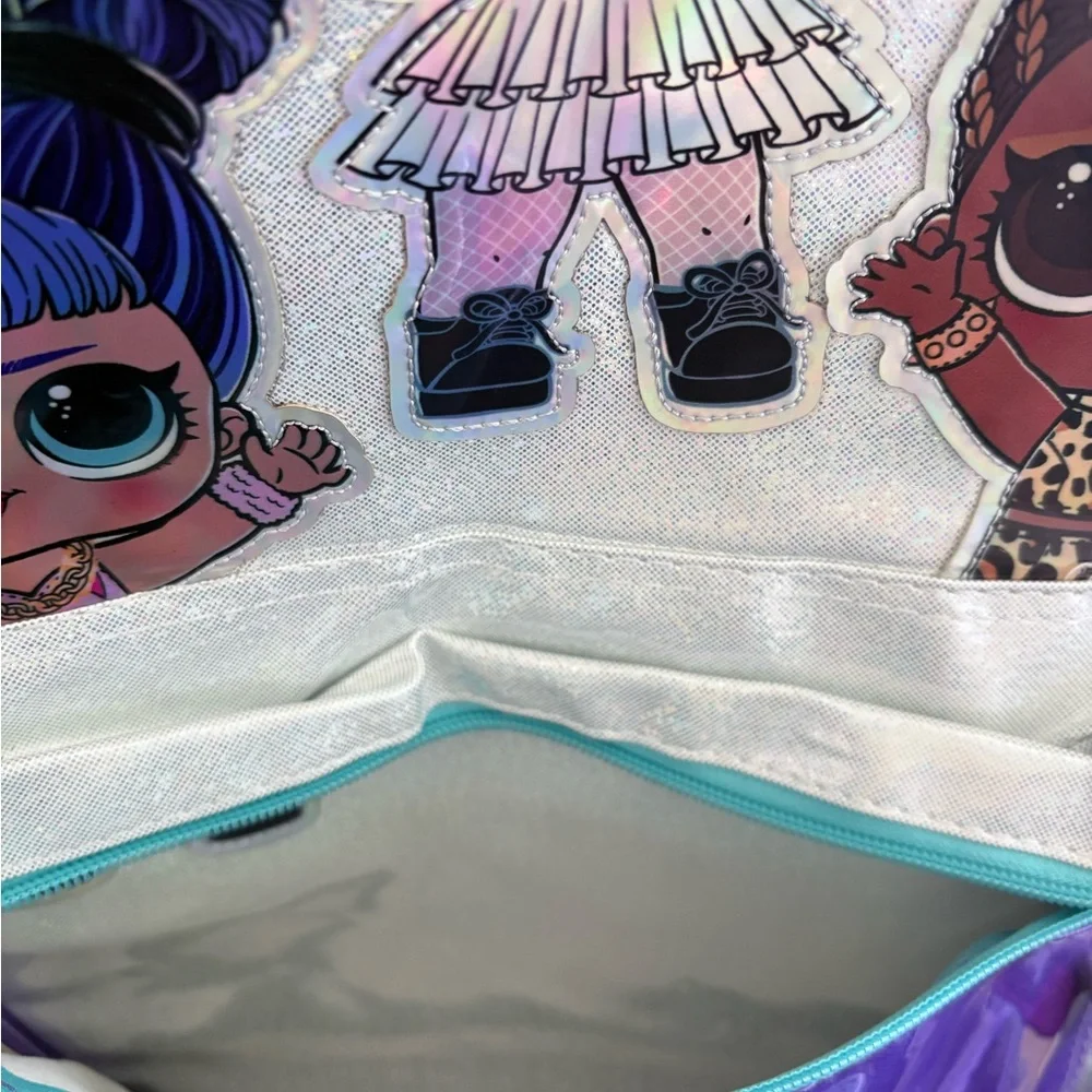 L.O.L. Surprise! Silver and Purple Kids Backpack